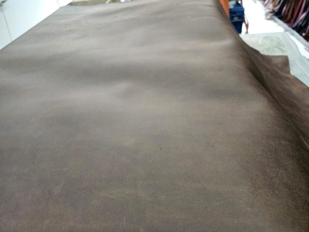 Escolha das melhores partes da pele do couro