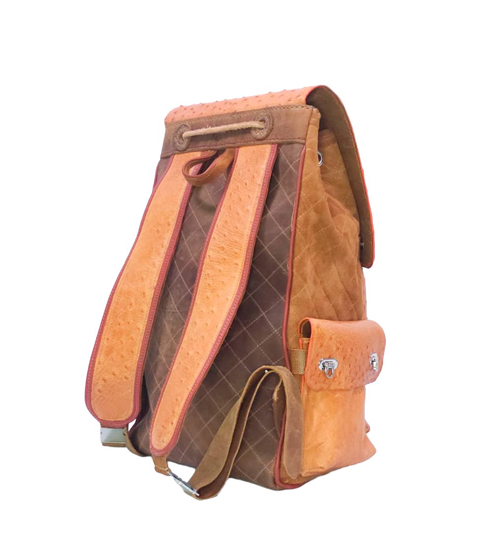 mochila de avestruz verdadeiro