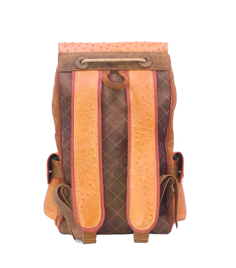 mochila de avestruz verdadeiro
